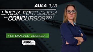 LÍNGUA PORTUGUESA PARA CONCURSOS  AULA 13  AlfaCon [upl. by Leahcimnhoj]