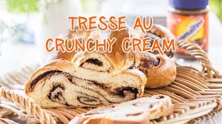 Recette Ovomaltine Tresse au crunchy cream  sans huile de palme [upl. by Aisyle]