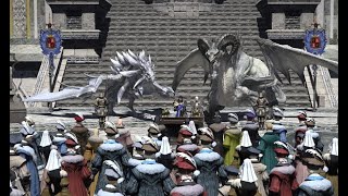 Final Fantasy XIV  Heavensward Online  The new proclamation with the dragons [upl. by Chelton]