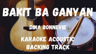 BAKIT BA GANYANDINA BONNEVIE KARAOKE ACOUSTICBACKING TRACK [upl. by Marilla923]