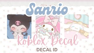 Cute SANRIO 🎀 ROBLOX decalsdecal ID 🍃 Royale High Journal [upl. by Ramirol921]