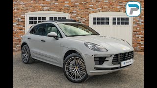 202121 PORSCHE MACAN TURBO IN SPECIAL COLOUR CRAYON WITH PEBBLE GREY LEATHER INTERIOR [upl. by Yauqram]