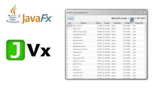 LazyLoading JavaFX TableView [upl. by Ahsets28]