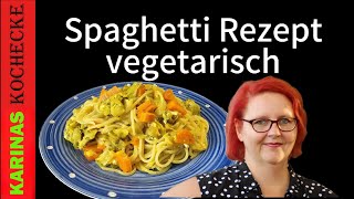 Histaminarm amp lecker Einfaches SpaghettiRezept mit cremiger Käse  Soße als Resteverwertung [upl. by Annadiane]