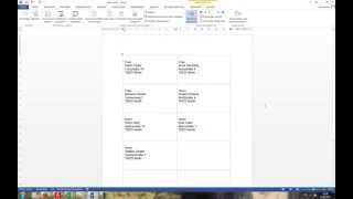 Microsoft Word EtikettenVorlage erstellen amp Seriendruck einfügen Deutsch German Tutorial [upl. by Shepp83]