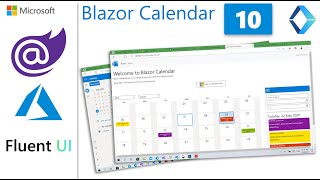 10 Events List Component  Show Events in Calendar  Blazor WASM Outlook Calendar Full App [upl. by Gassman]