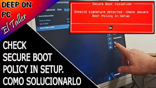 SOLUCIÓN Invalid Signature Detected windows10 windows11 pc boot 2024 [upl. by Tadio]