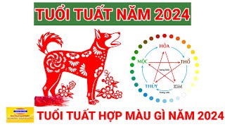 Tuổi Tuất Năm 2024  Tuổi Tuất Hợp Màu Gì Năm 2024 [upl. by Parcel]