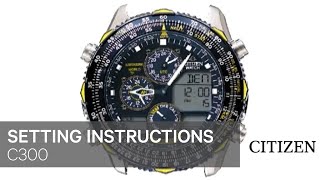 Citizen Watch Setting Instruction — C300 [upl. by Artemisia]