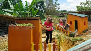 Full Video Timelapse 30 Day Building Cages for Livestock And Poultry  Farm Build in Village [upl. by Walczak]