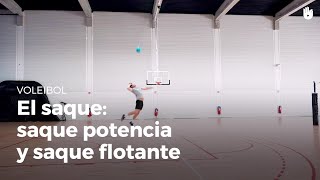 El saque saque de potencia y saque flotante  Voleibol [upl. by Sidon]