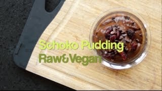 Raw Chocolate Pudding  Recipe [upl. by Colline]