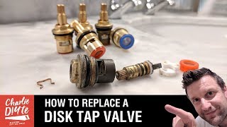 How to Repair or Replace a Quarter Turn Ceramic Disk Tap Valve [upl. by Enimasaj]