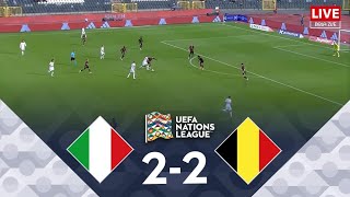 Italy vs Belgium  UEFA Nations League 2024 Full Match [upl. by Aisilef998]