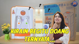 Dispenser Yang Bisa DUDUK amp BERDIRI  Unboxing Dispenser Hot amp Cool WD329EXC [upl. by Aihsilat]