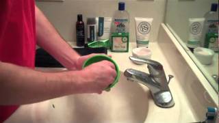 How to Lather a Shave Cream [upl. by Aratnahs107]