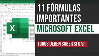 🌟Fórmulas IMPORTANTES que todos deben saber para el trabajo  Excel  Básicas Matemáticas y más [upl. by Madison]