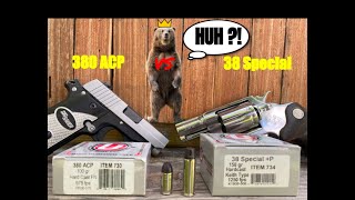 380 ACP VS 38 Special Hard Barrier Penetration Test [upl. by Martell]