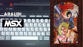 Golvellius Compile 1987 MSX 220 Walkthrough Comentado [upl. by Ecinad460]