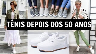 COMO USAR TÊNIS DEPOIS DOS 50 ANOS DE FORMA ELEGANTE [upl. by Wickner524]