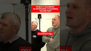 Spięcie z rolnikami na spotkaniu z Hołownią [upl. by Yecnuahc]