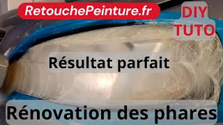 Comment faire la rénovation des phares en 15 minutes DIY TUTO headlights restoration [upl. by Katrinka]