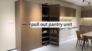 WELLMAX 6layer pull out pantry unit larder basket large capacity kitchen organizer kitchenbaskets [upl. by Wrigley641]