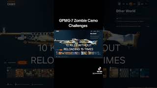 GPMG7 Zombie Camo Challenges blackops6 callofduty [upl. by Trbor]