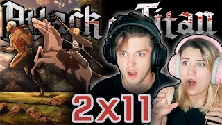 Attack on Titan 2x11 quotChargequot  Reaction and Discussion [upl. by Elyr]