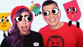 DISTRACTIONS amp WEIRD WAVE DANCE  Snipperclips Plus Ep8 [upl. by Cindra]