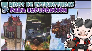 5 Mods Increibles de Estructuras y Dungeons [upl. by Bunch]