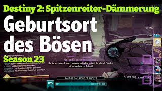 Destiny 2  SpitzenreiterDämmerungsstrike quotGeburtsort des Bösenquot mit 2 Titans und 1 WL Season 23 [upl. by Iruam]