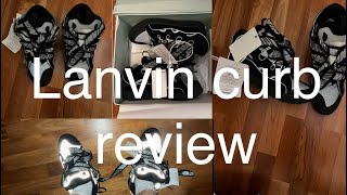 Lanvin Curb Sneaker Review  sizing tips [upl. by Inaj481]