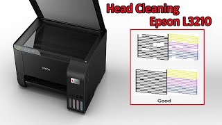 how to clean head  Epson printer  L3210 c by shivtechnicalsupport [upl. by Alyk]