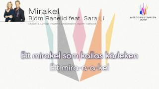 Björn Ranelid feat Sara Li quotMirakelquot [upl. by Schecter609]