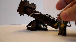 LEGO Ballista firing [upl. by Ripp]