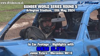 Sloth 838  Arlington BWS 2024  Banger Racing  Highlights [upl. by Corydon]