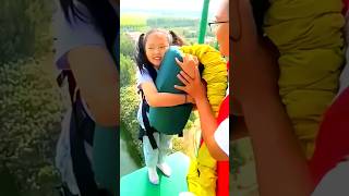 Kids Bungee Jumping  Bungee Jumping  bungy jump ytshorts shorts trendingshorts [upl. by Pernas]