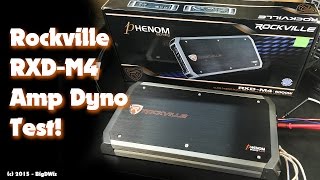 Rockville RXDM4 1500W Monoblock Amp Dyno Test [upl. by Evadnee]