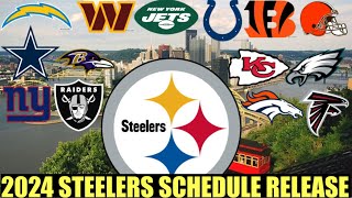 2024 Steelers Schedule Release amp Predictions [upl. by Winthorpe]