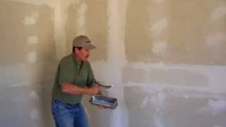 Sheetrock taping and finishing [upl. by Ardnala]