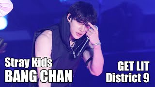 240329 스트레이키즈 죽어보자 디스트릭트9 GET LIT District 9 방찬 직캠 BANG CHAN Stray Kids Magic School [upl. by Girand]