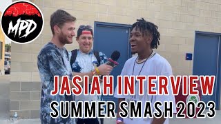 JASIAH INTERVIEW AT SUMMER SMASH 2023 [upl. by Sainana]