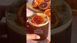 Blood Orange Carajillo licor43 cocktail cocktailrecipe drinkrecipes brulee espresso coffee [upl. by Thibaut]