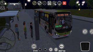 Proton bus simulator com MOD map Aricanduva indo pra garagem com Caio foz super II dirigindo a noite [upl. by Trojan]