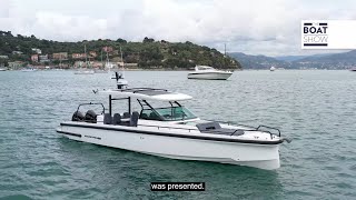 AXOPAR 37 SUN TOP  Motor Boat Review  The Boat Show [upl. by Aislehc]