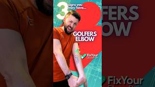 3 Signs you may have Golfers elbow [upl. by Niwrehs]