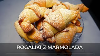 Rogaliki kruchodrożdżowe z marmoladą różaną  Monsieur Cuisine Smart  LIDLOMIX [upl. by Trudie]