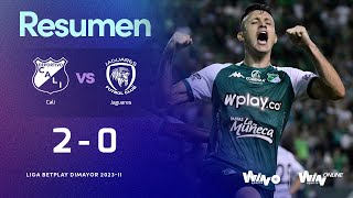 Cali vs Jaguares resumen y goles  Liga BetPlay Dimayor 2023 2  Fecha 19 [upl. by Conover]