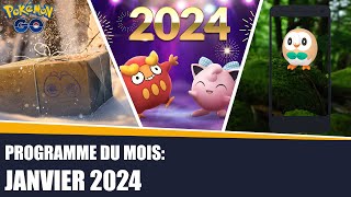 PROGRAMME amp ÉVÉNEMENTS JANVIER 2024  ✨ NOUVEL AN HOOH OBSCUR ET TYPHLOSION DE HISUI  Pokémon GO [upl. by Veator]